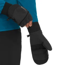 Shelter SO Convertible Handsker (Black)-MAMMUT Online