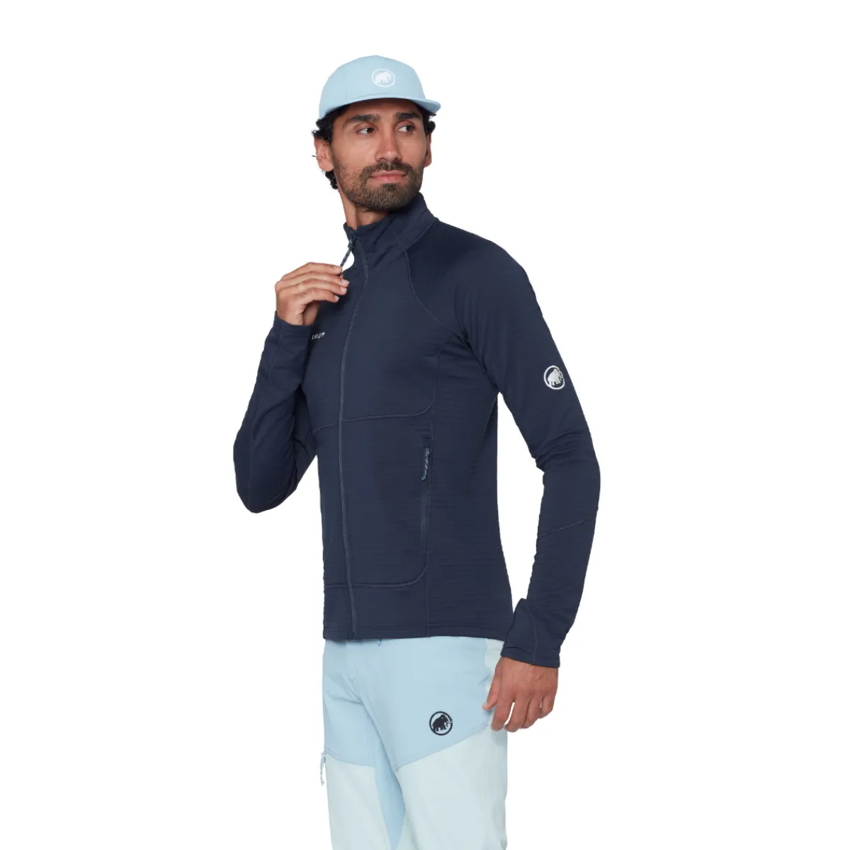 Taiss ML Fleece, herre (Marine)-MAMMUT Clearance
