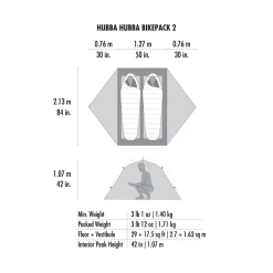 Hubba Hubba Bikepack 2 telt, 2 personer-MSR Discount
