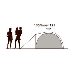 Cloud 4 campingtelt, 4 personer-OUTWELL Sale