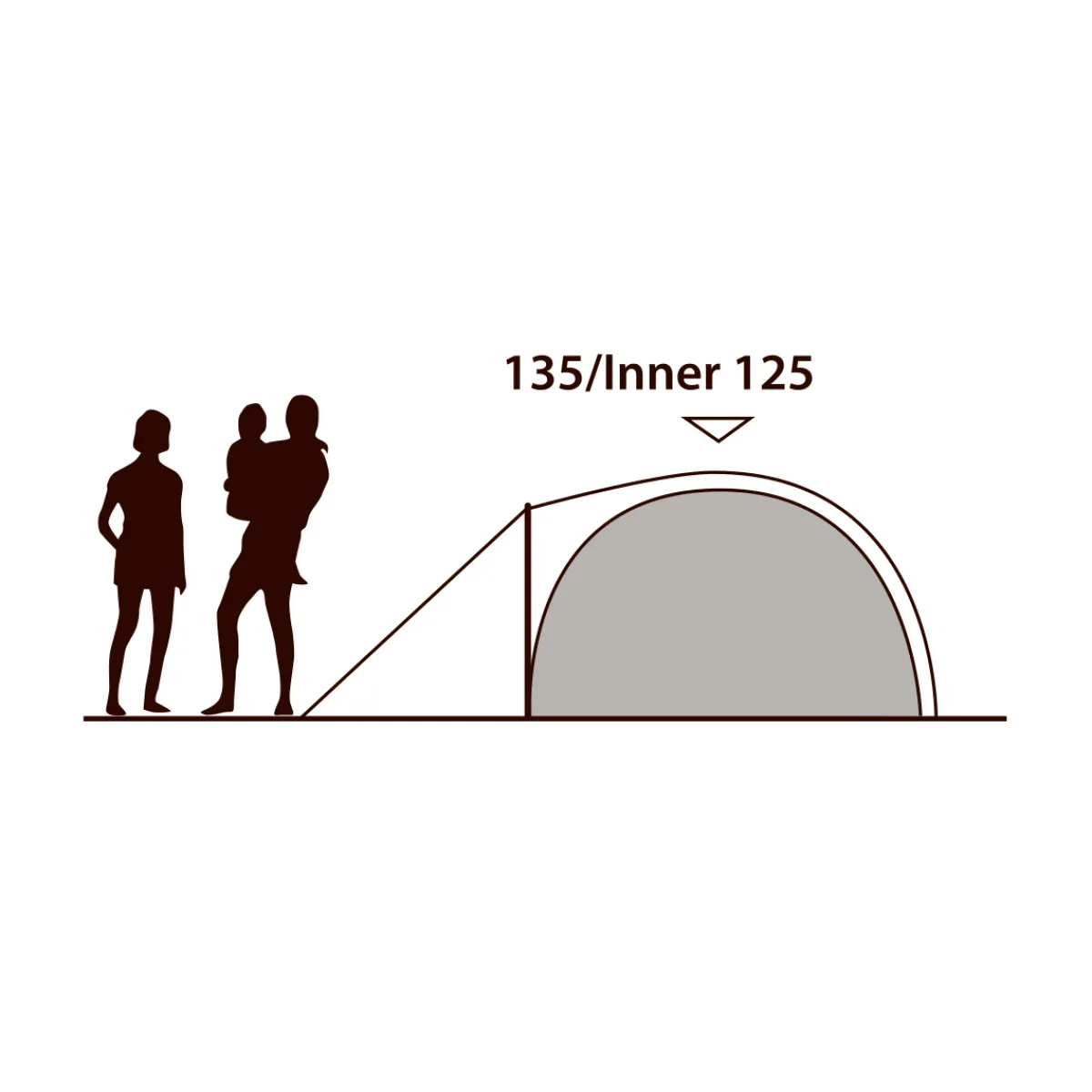 Cloud 4 campingtelt, 4 personer-OUTWELL Sale