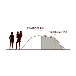 Earth 4 campingtelt, 4 personer-OUTWELL Sale