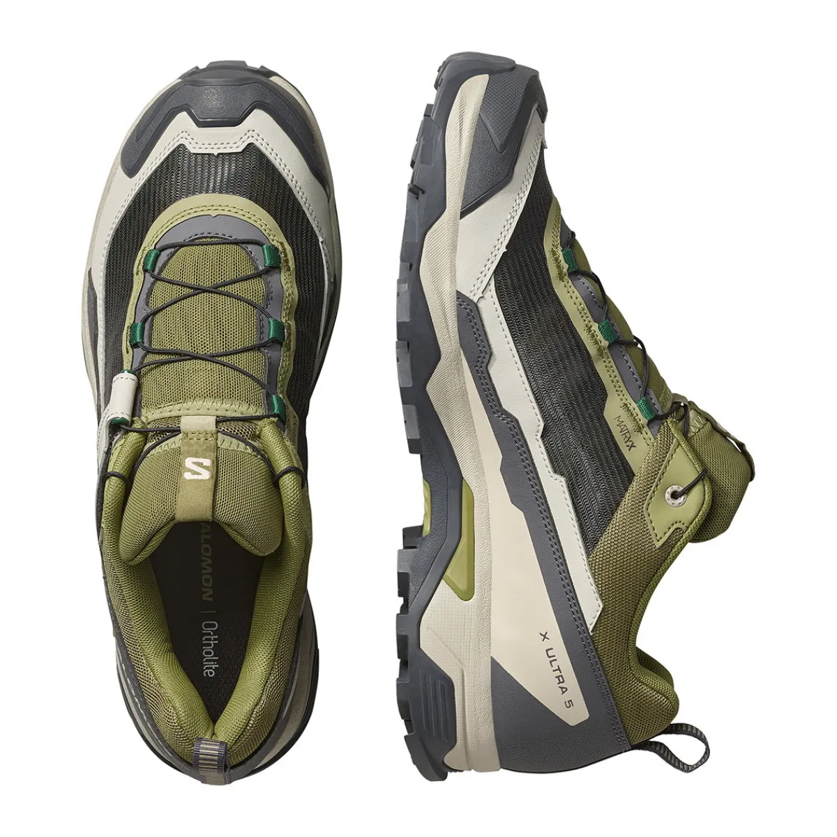 X Ultra 5 vandresko, herre (Aloe Asphalt)-SALOMON Outlet