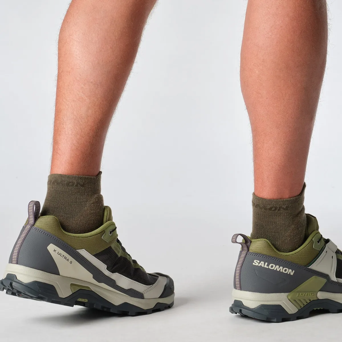 X Ultra 5 vandresko, herre (Aloe Asphalt)-SALOMON Outlet