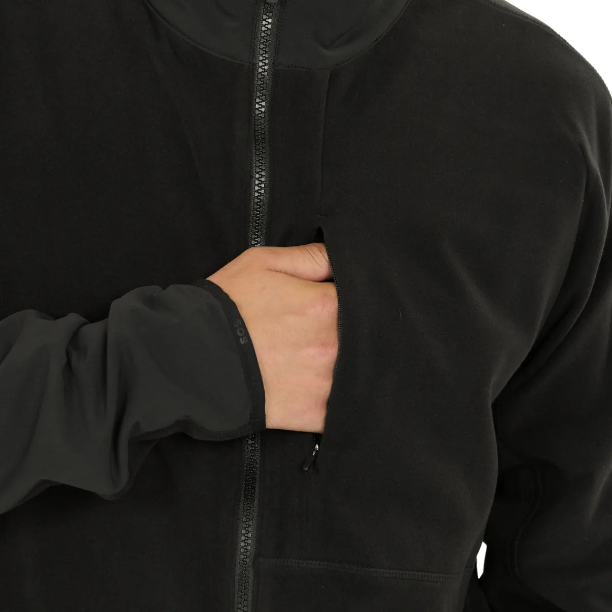 Bromo Midlayer Full Zip Fleece, herre (Black)-SOS Discount