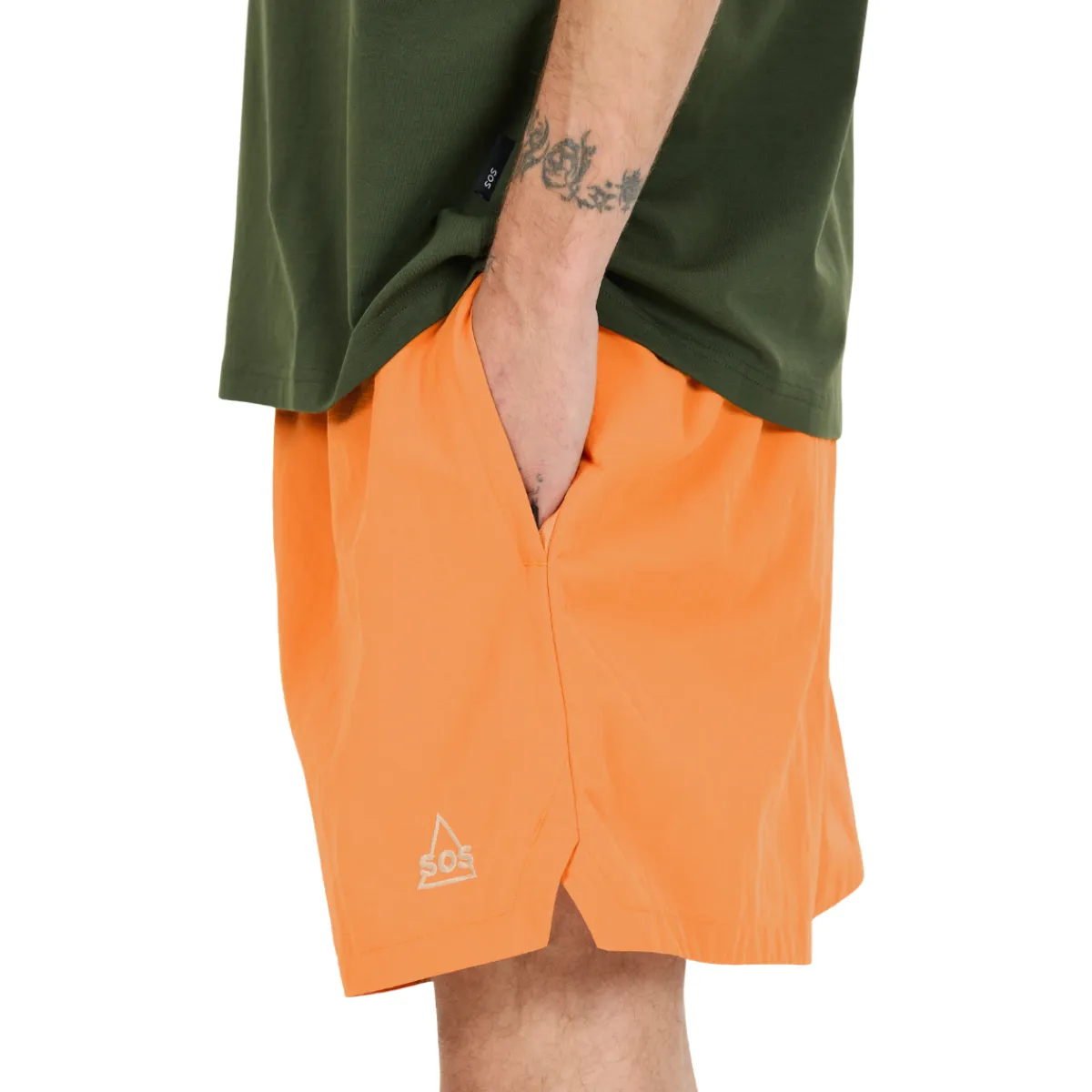 Whitsunday Shorts, herre (Golden Ochre)-SOS Outlet