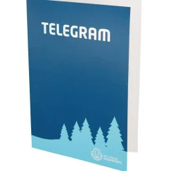 Telegram med korpsmærke-DDS Hot