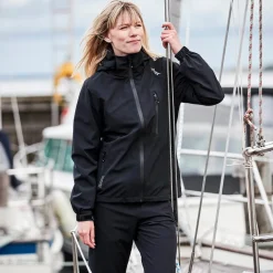 Camelia regnjakke, dame (Black)-WEATHER REPORT Online