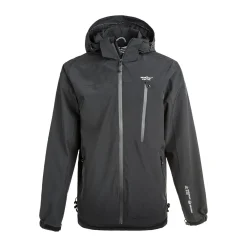 Delton regnjakke, herre (Black)-WEATHER REPORT Discount