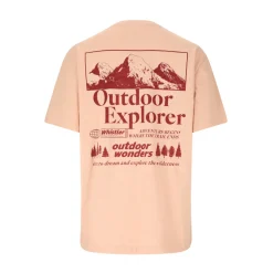 Kunta T-shirt, dame (Rosa Dust)-WHISTLER
