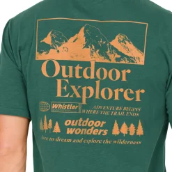 Kunta T-shirt, herre (Trekking Green)-WHISTLER New