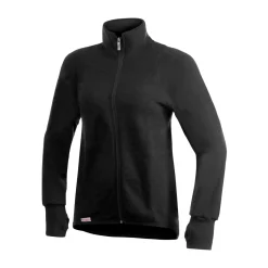 Full Zip Jacket 400 uldtrøje, unisex (Black)-WOOLPOWER Clearance