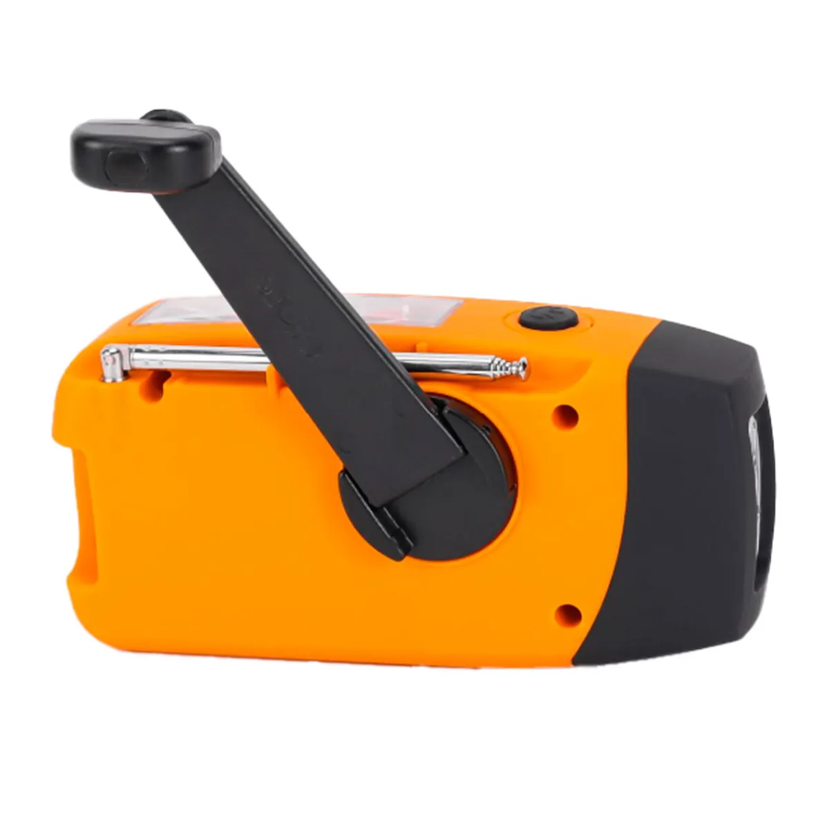 XCEED Solar Emergency Multi Radio 5000 mAh - nødradio med håndsving (Orange)-DIVERSE Online